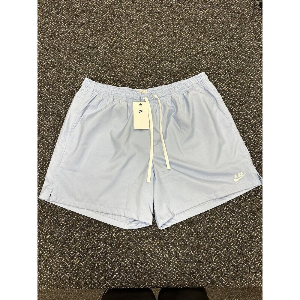 Nike Shorts Men's XXL Sportswear Woven Casual Lifestyle Gym Flow Lined Blue